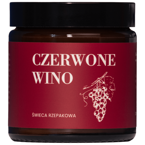 Świeca o zapachu czerwonego wina – aromatyczny relaks.