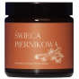 Świeca o zapachu piernika – świąteczny klimat.