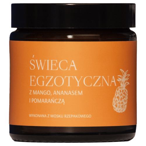 Świeca zapachowa Egzotyczna – owocowy powiew tropików.