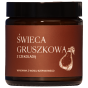 Świeca o zapachu gruszki z czekoladą – słodka przyjemność.